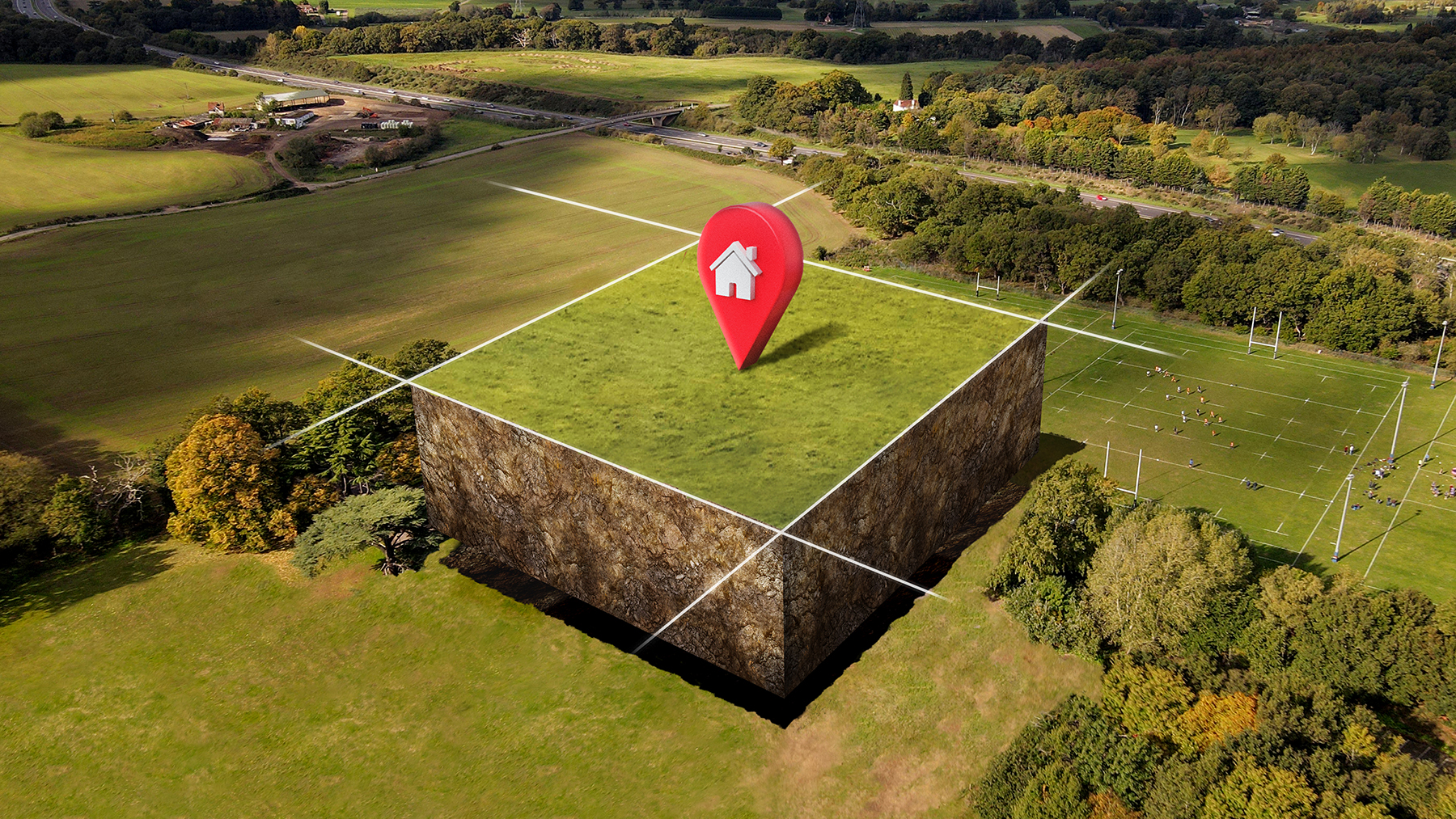 Terrain 500m2 location bail