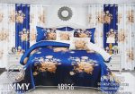 Draps de trois places avec rideaux assortis